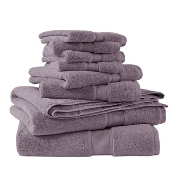 800GSM 100% Cotton 8 Piece Towel Set