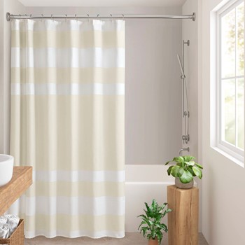 Wholesale Madison Park Spa Waffle Shower Curtain with 3M Treatment