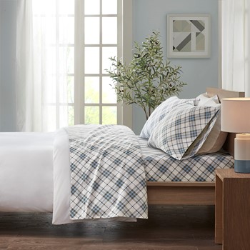 Wholesale True North by Sleep Philosophy Cozy Cotton Flannel Printed Sheet Set
