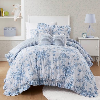 Adele Comforter Set with Decorative Pillows