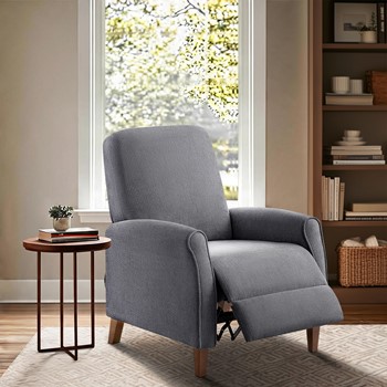 Wholesale Madison Park Marena Upholstered Manual Push Back Recliner