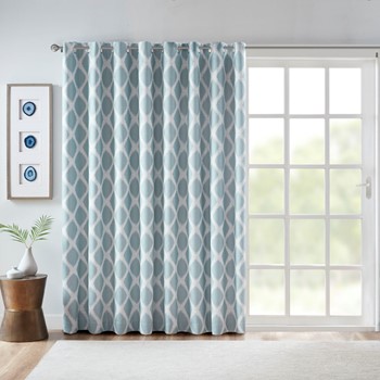 Blakesly Printed Ikat Blackout Patio Curtain