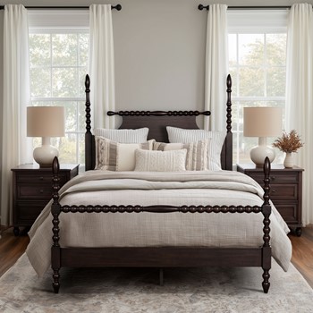 Beckett Turned Wood Spindle Bed