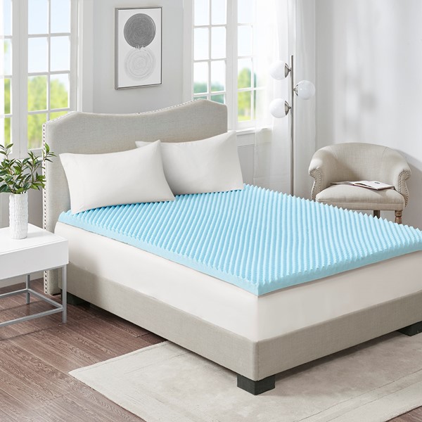 3 Gel Memory Foam Cooling Mattress Topper