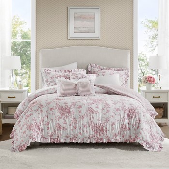 Adele Comforter Set with Decorative Pillows