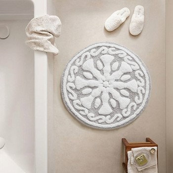 Wholesale Madison Park Casablanca Medallion Cotton Tufted Bath Rug