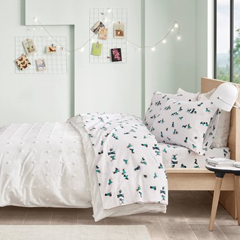 Wholesale Intelligent Design Cozy Soft Cotton Flannel Printed Sheet Set