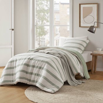 Wholesale Super Listing Merritt Yarn-dyed Striped Comforter