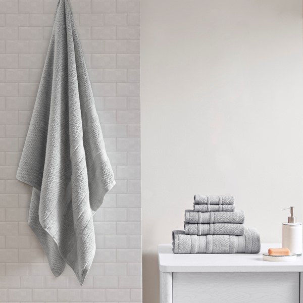 510 Design - Aegean 100% Turkish Cotton 6 Piece Towel Set - Yellow