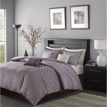 Biloxi 6 Piece Jaquard Duvet Cover Set