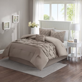 Cavoy 5 Piece Tufted Comforter Set