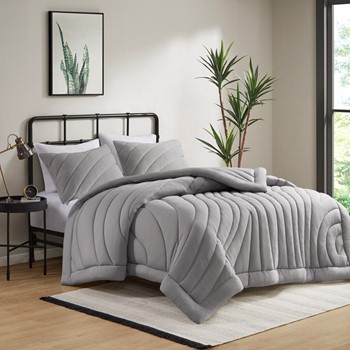 Wholesale Urban Habitat Juniper Poly Jersey Puffy Comforter Set