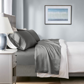 1000 Thread Count HeiQ Smart Temperature Cotton Blend 4 PC Sheet Set
