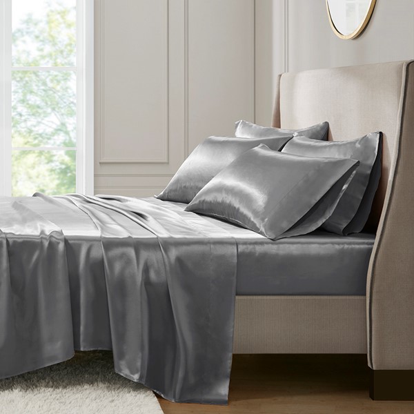 Premier Comfort Satin 6-Piece Sheet Set, Full