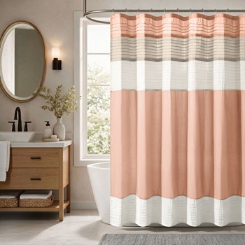 Wholesale Madison Park Amherst Faux Silk Shower Curtain
