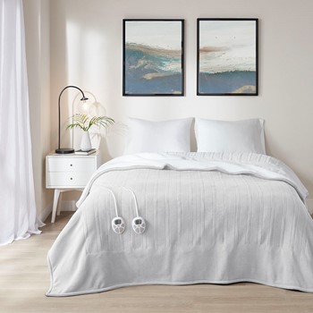 Wholesale Serta Fleece to Sherpa Heated Blanket
