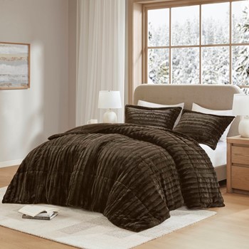 Duke Faux Fur Comforter Mini Set