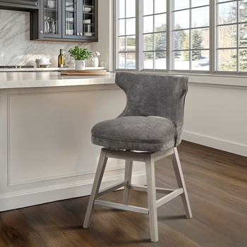 Emmett 25.75" Swivel Counter Stool