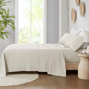 Wholesale Madison Park 300 Thread Count 100% Organic Cotton Deep Pocket Sheet Set