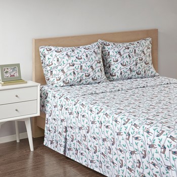 Wholesale True North by Sleep Philosophy Cozy Cotton Flannel Printed Sheet Set