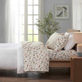 Wholesale True North by Sleep Philosophy Cozy Cotton Flannel Printed Sheet Set