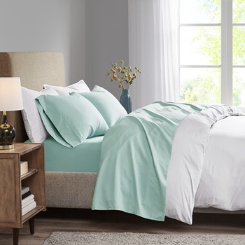 Wholesale Madison Park Luxurious Brushed Microfiber Deep Pocket Sheet Set
