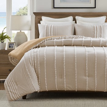 Anslee 3 Piece Cotton Yarn Dyed Comforter Set