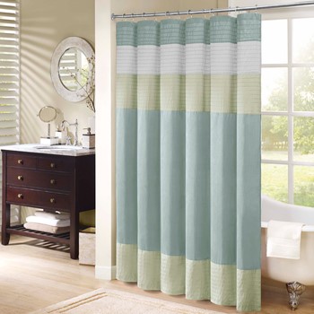 Wholesale Madison Park Amherst Faux Silk Shower Curtain