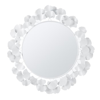 Wholesale Martha Stewart Eden Gingko Leaf Round Wall Mirror 30.5”