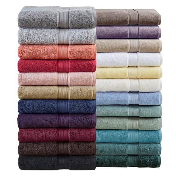 2 Washcloths, 2 Hand Towels, 2 Bath Towels, Soft & Absorbent 600 GSM  Premium Hotel & Spa Quality 6 Piece Genuine Turkish Cotton Bathroom Towel  Set, Aqua Blue (6 Piece Turkish Towel