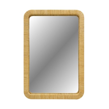 Wholesale INK+IVY Nova Natural Rattan Wall Mirror