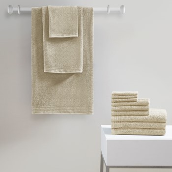 Wholesale 510 Design Big Bundle 100% Cotton Quick Dry 12 Piece Bath Towel Set