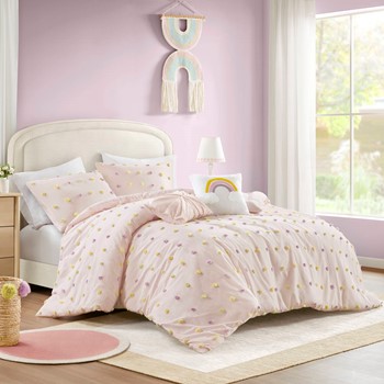 Wholesale Urban Habitat Kids Callie Cotton Jacquard Pom Pom Comforter Set