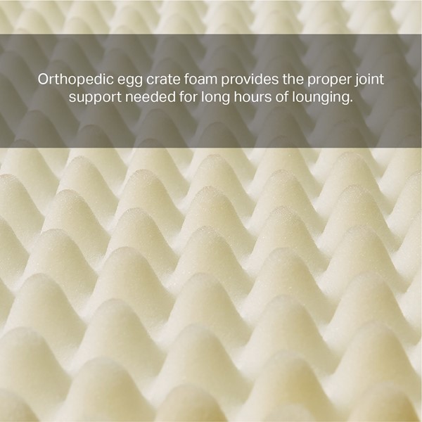 Orthopedic Dog Bed  Egg Crate Foam Pet Bed Mat - Copper-Pet Bed