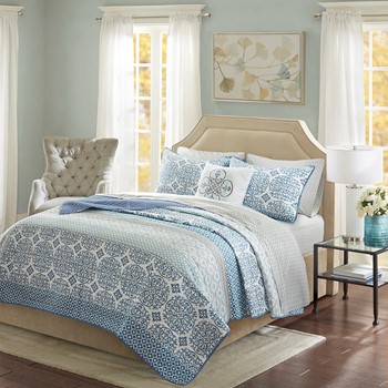 Sybil Quilt Set with Cotton Bed Sheets