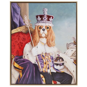 Pet Portrait Framed Canvas Wall Art