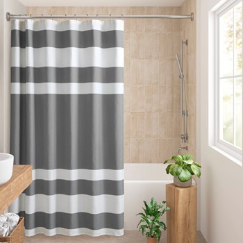 Wholesale Madison Park Spa Waffle Shower Curtain with 3M Treatment