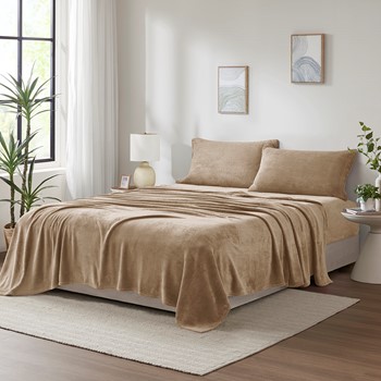 Wholesale True North by Sleep Philosophy Soloft Plush Micro Plush Sheet Set