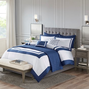 Wholesale Madison Park Heritage 8 Piece Comforter and Quilt Set Collection