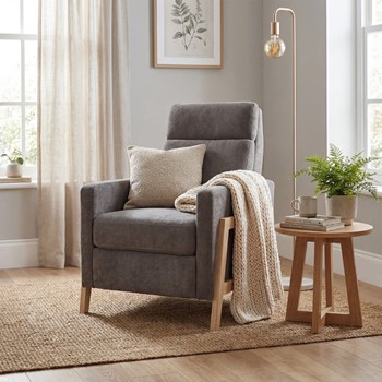 Wholesale Chapel Hill Luna Recliner With Wood Frame