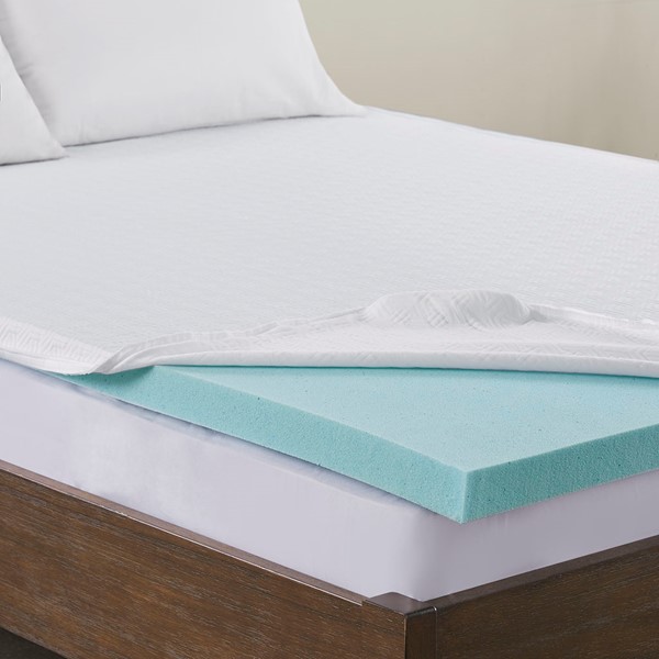 Twin 1.5 Reversible Memory Foam Mattress Topper - Room Essentials™