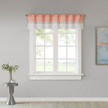 Wholesale Madison Park Amherst Polyoni Pintuck Window Valance