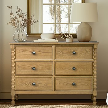 Beckett 6-drawer dresser (46"W)