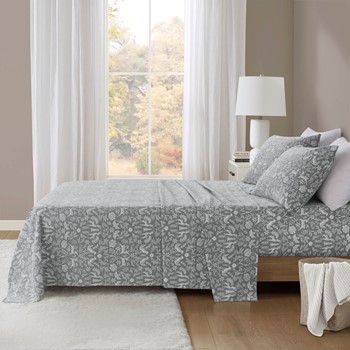 Wholesale True North by Sleep Philosophy Cozy Cotton Flannel Printed Sheet Set