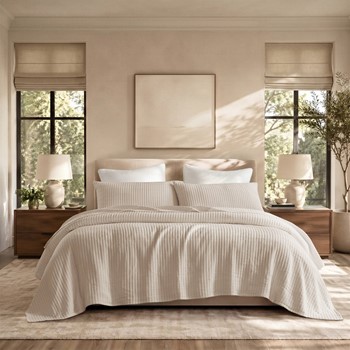 Wholesale Harbor House Hayden  3-Piece Cotton Blend Textured Knit Quilt Set