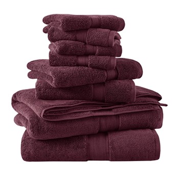 Wholesale Madison Park Signature 800GSM 100% Cotton 8 Piece Towel Set