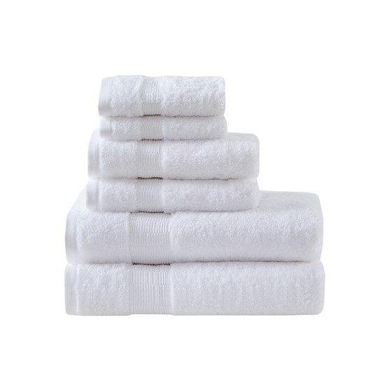 MADISON PARK SIGNATURE Luxor 100% Egyptian Cotton 6 Piece Towel Set 30 x  54, 1 unit - Harris Teeter