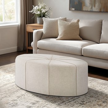 Wholesale Madison Park Ferris Oval Ottoman