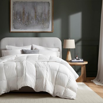 White Goose Down 100% Cotton Shell Comforter