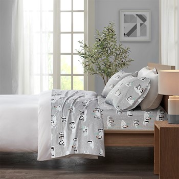 Wholesale True North by Sleep Philosophy Cozy Cotton Flannel Printed Sheet Set